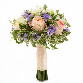 Букет невесты из роз и фрезии  «Элегантность»