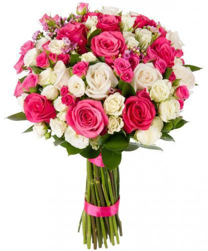 Букет невесты букет из роз  «Леона»